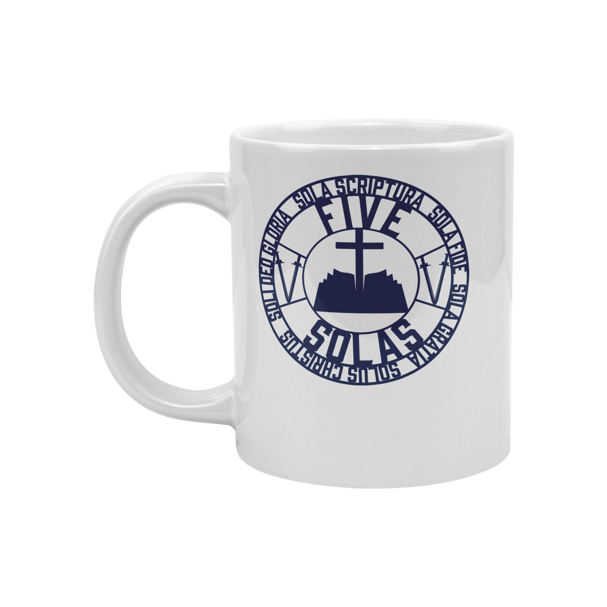 Coffee Mug With Five Solas - Etsy
