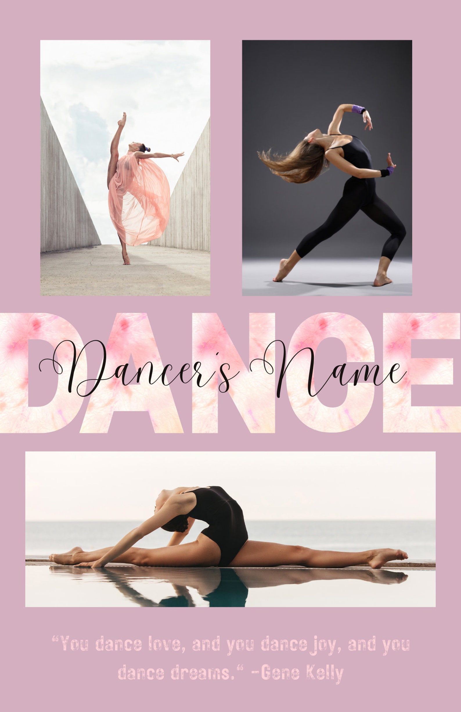 One Page Dance Program Ad Template Dance Recital Ad Etsy One Page Dance Program Ad Template Dance Recital Ad Etsy