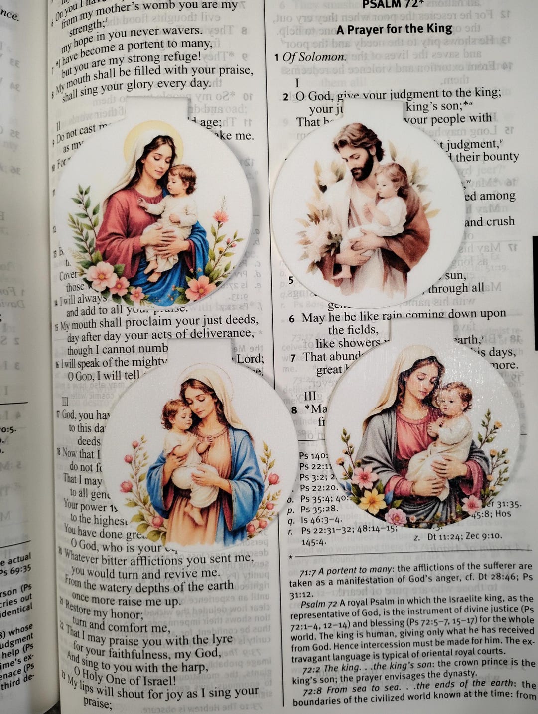 Catholic Magnet Bookmarks: Virgin Mary & Saint Joseph Gifts - Etsy