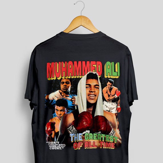 90's Muhammad Ali Tシャツ Muhammed Ali Front and Back Shirt Throwback Tee, T-shirt | Rap Tee