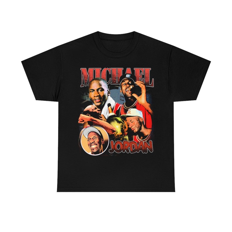 Michael Jordan Shirt Throwback T-Shirt, T-shirt | Rap T-Shirt, Streetwear, vintage - unisex Bild 4