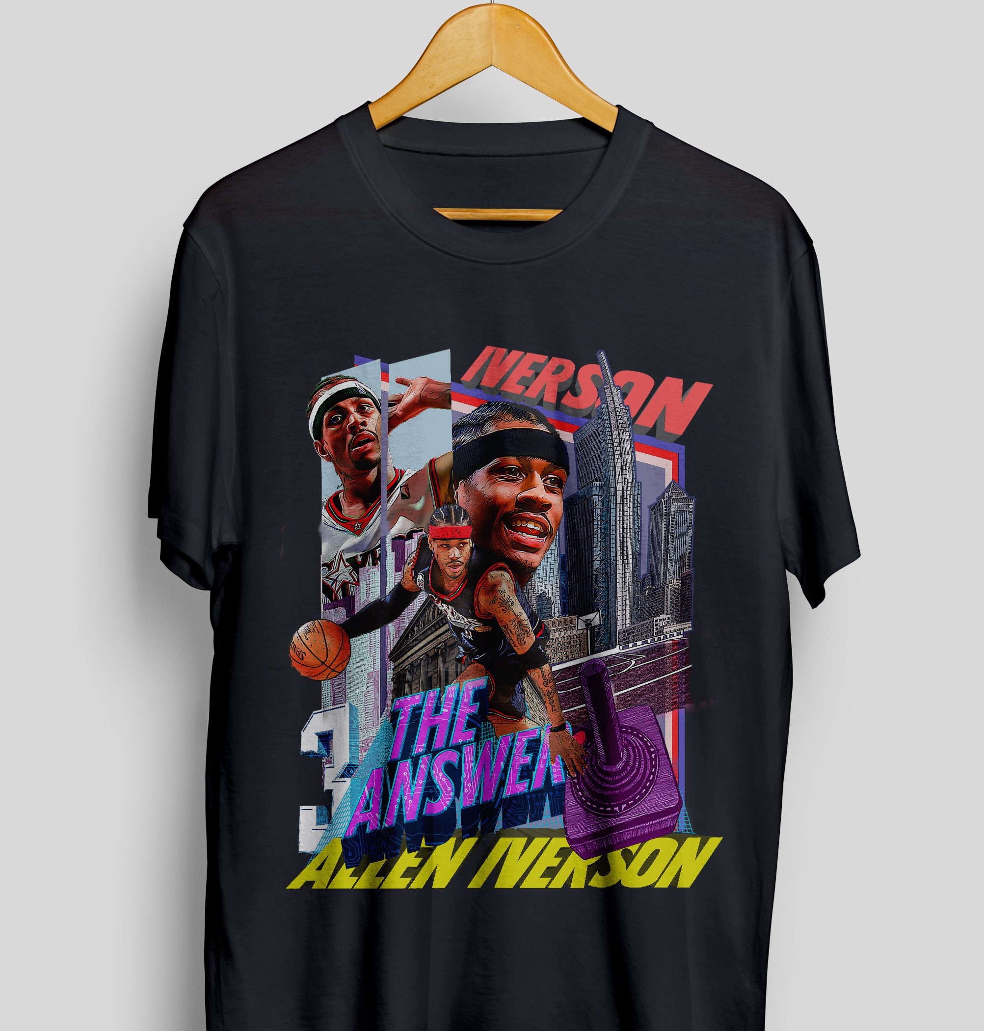 Official Number 3 slam goods merch jason kelce's mitchell ness allen  iverson slam magazine crewneck t-shirt, hoodie, sweater, long sleeve and  tank top