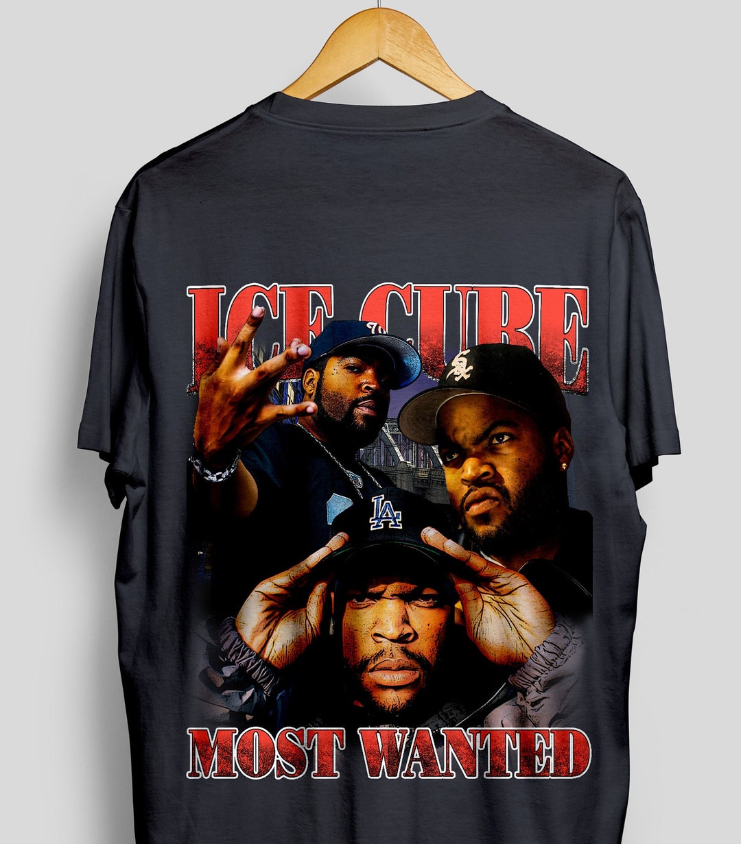 Camisa Ice Cube Throwback Front and Back Tee Camiseta / Rap Etsy España