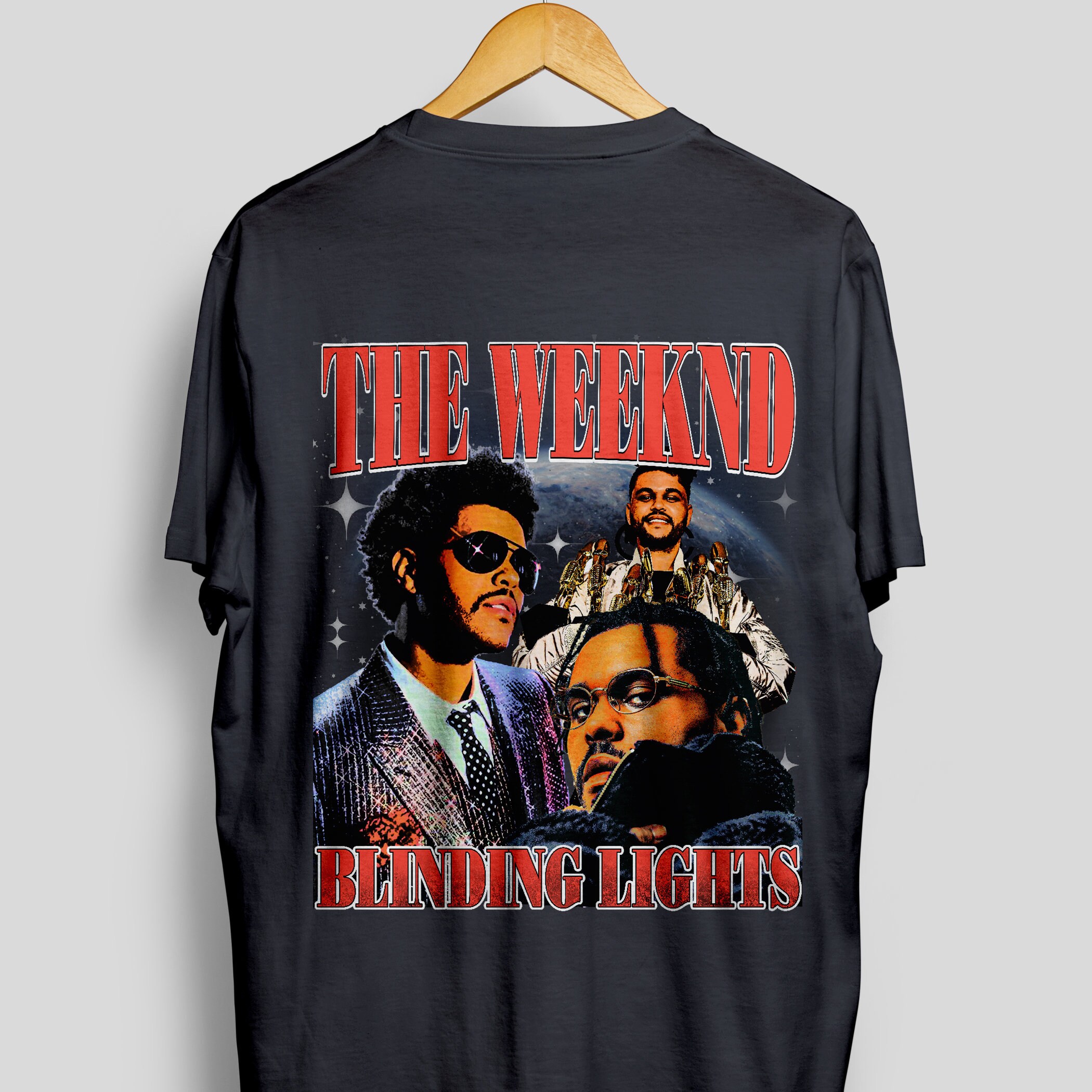 The Weeknd Shirt Front and Back Throwback Tee Tshirt Rap Etsy UK