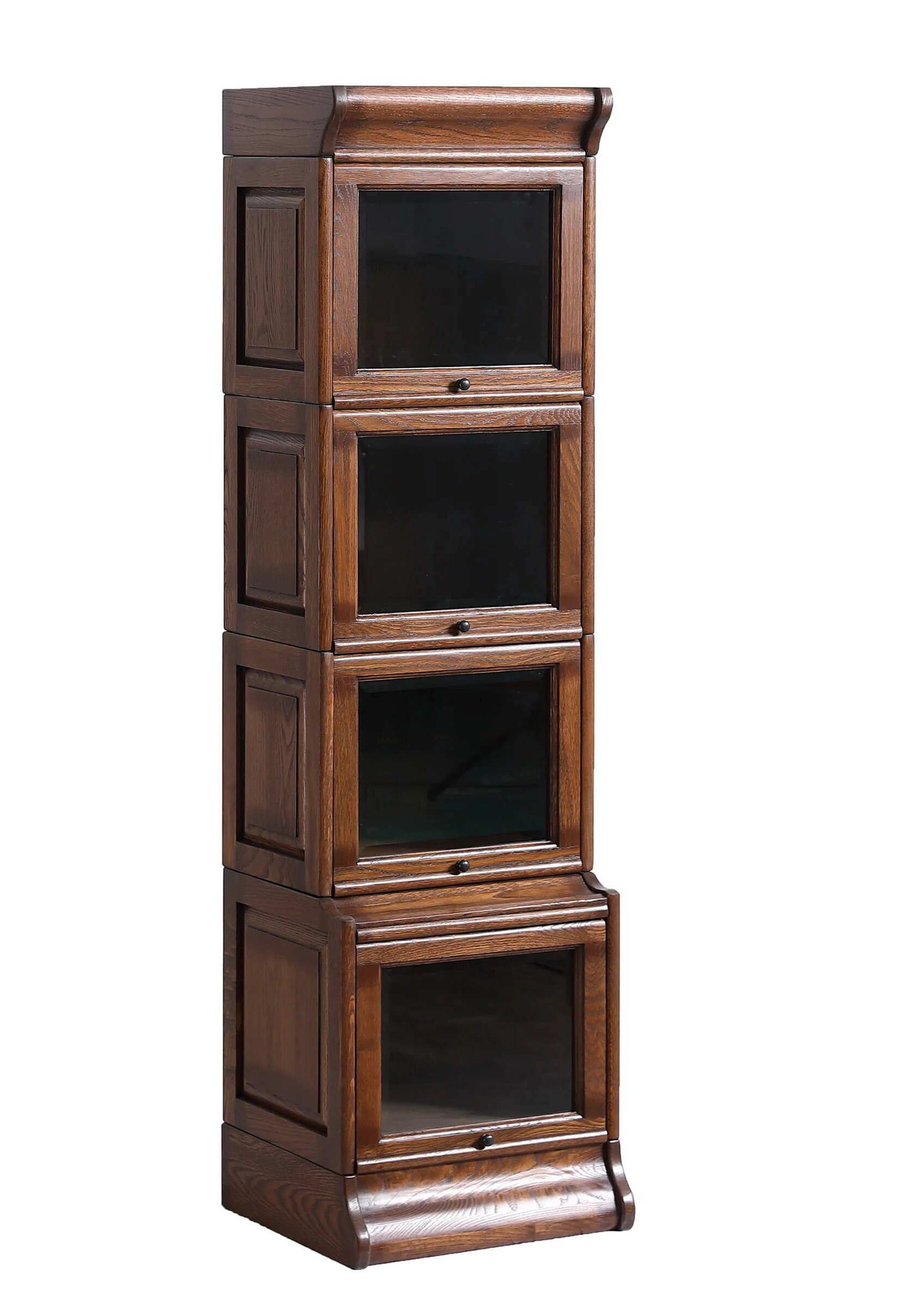 Mission Narrow Barrister Bookcase Etsy