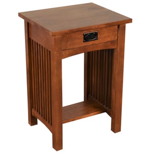 PrairieFurnitureShop - Mission 1 Drawer Spindle End Table