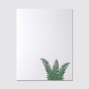 Carte typographique fougère