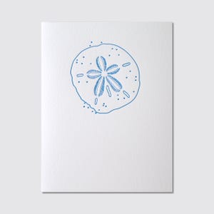 Carte typographique Sand Dollar