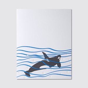 Carte typographique orque baleine