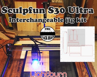 Sculpfun S30 ULTRA Interchangeable jig kit (FILE ONLY)