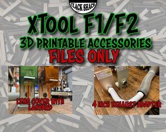 xTool F1/F2 3D printable accessories (FILE ONLY)