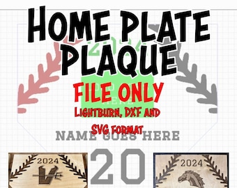 Home base plaque (FILE ONLY)