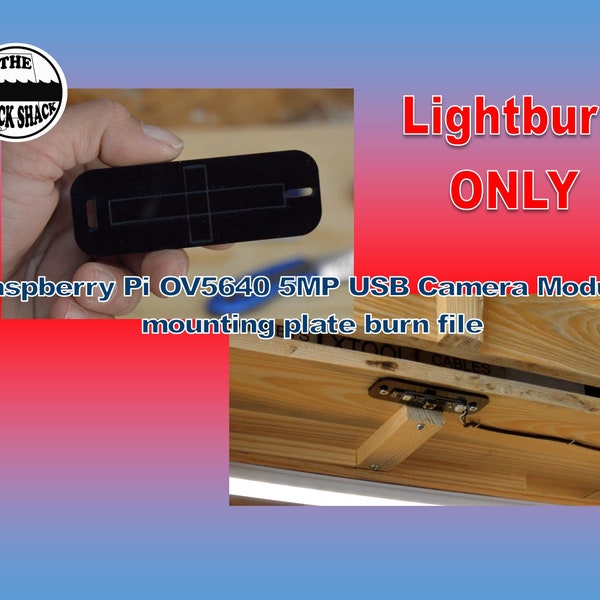 Raspberry Pi OV5640 5MP USB Camera Module- mounting plate burn file