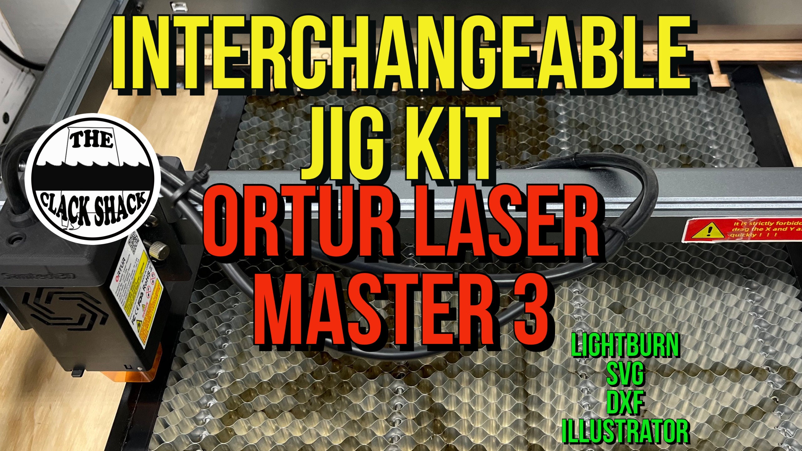 Interchangeable Jig Kit Ortur Laser Master 3 FILE 