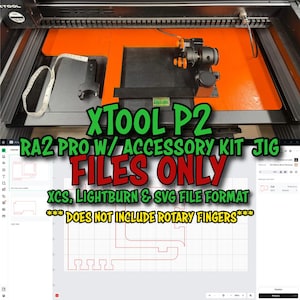 xTool P2-jigg för RA2 Pro med tillbehörssats (ENDAST FIL)