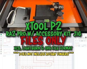 xTool P2 jig for RA2 Pro with accessory kit (FILE ONLY)