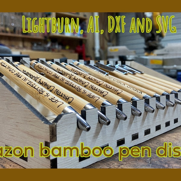 Bamboo pen display (FILE ONLY)
