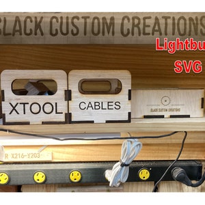 Caja personalizada de 6x4 (archivo lightburn y svg)