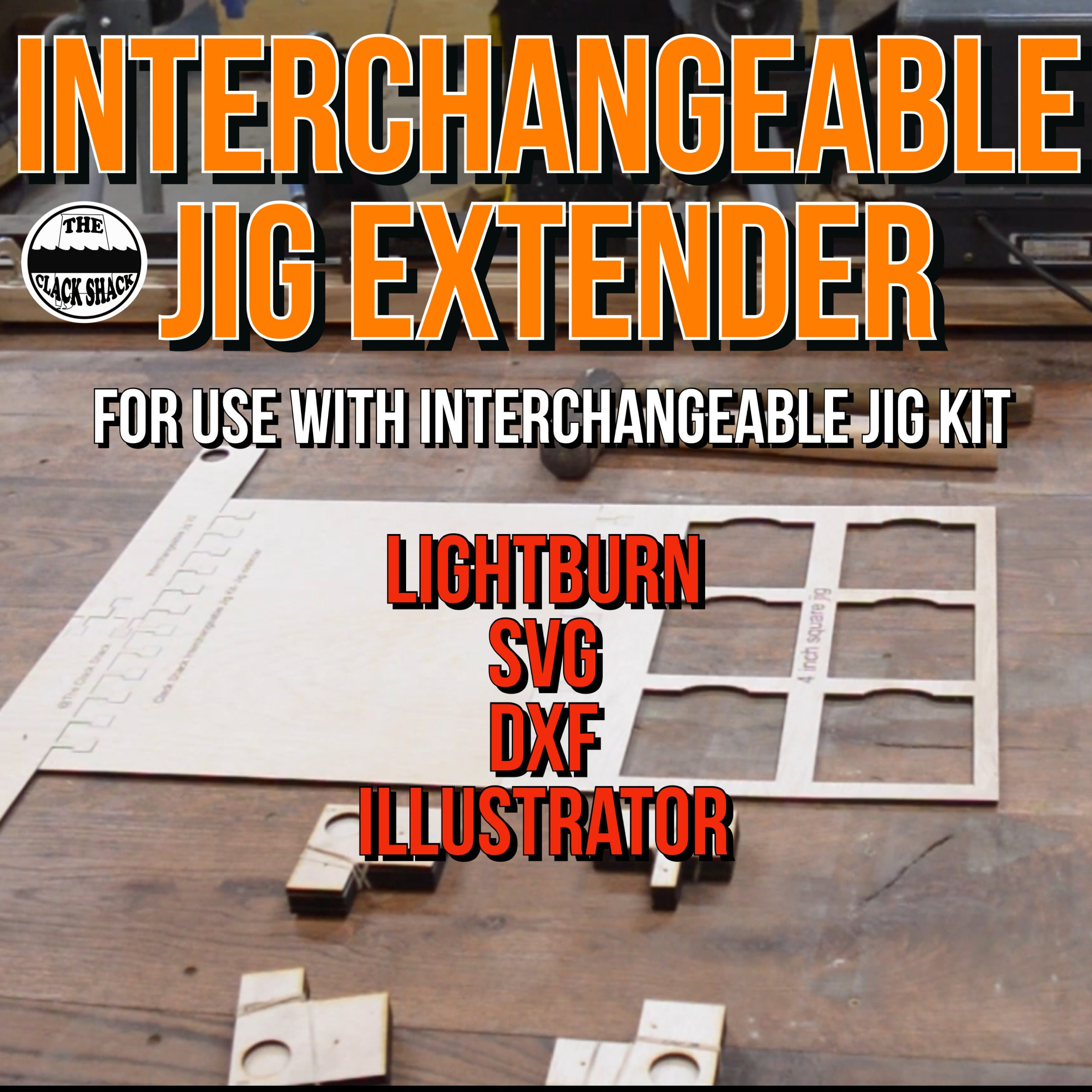 Interchangeable Jig Extender 