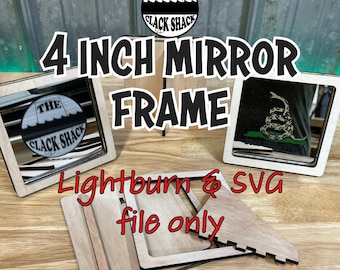 4 inch mirror stand (FILE ONLY)