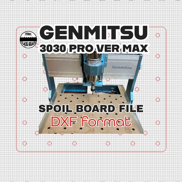 Genmitsu 3030 Pro VER Max spoil board (FILE ONLY)