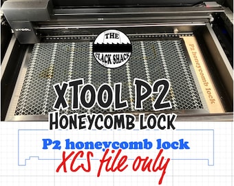 xTool P2 honeycomb lock