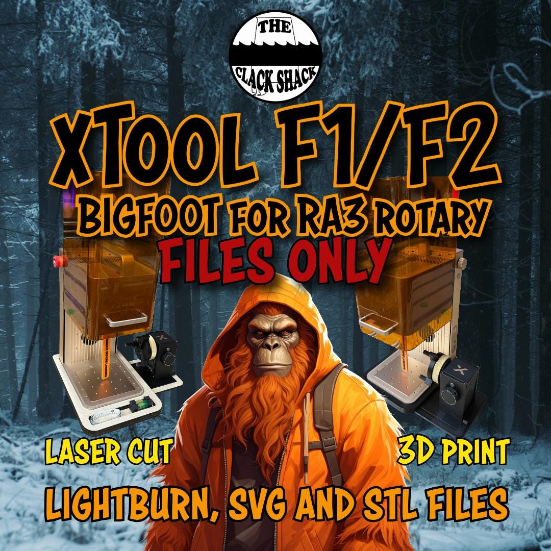Xtool F1 or F2 RA3 Adapter Aka BIGFOOT (FILE ONLY) - Etsy