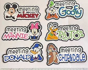 Disney Character Meeting Die Cuts