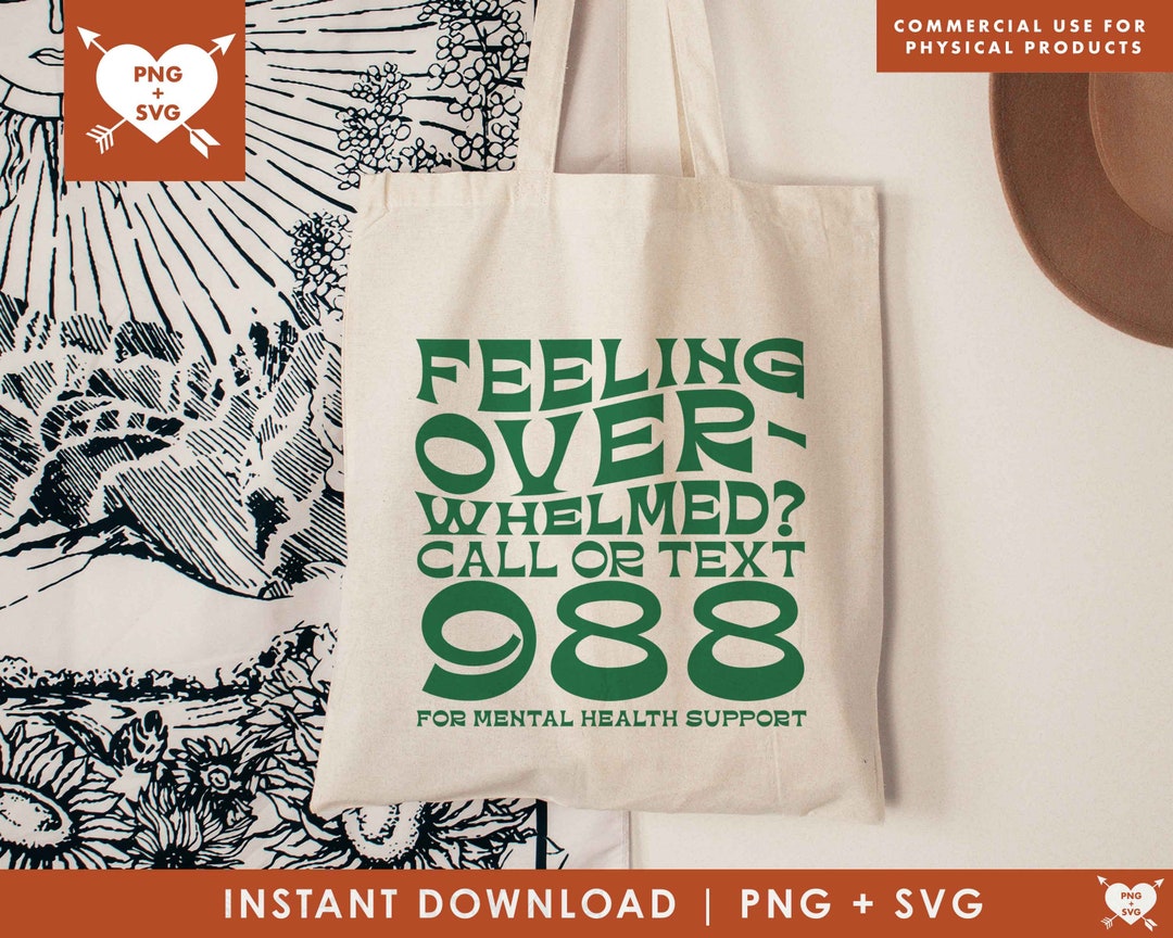 Mental Health SVG, Mental Health Matters SVG, Mental Health PNG, 988