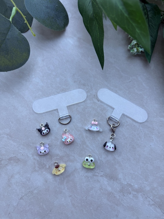 Sanrio kuromi cinnamoroll kerropi pochacco pompompurin my melody Kindle E-Reader Cellphone IPhone Claw Clip Charms. Dust Plug Charms