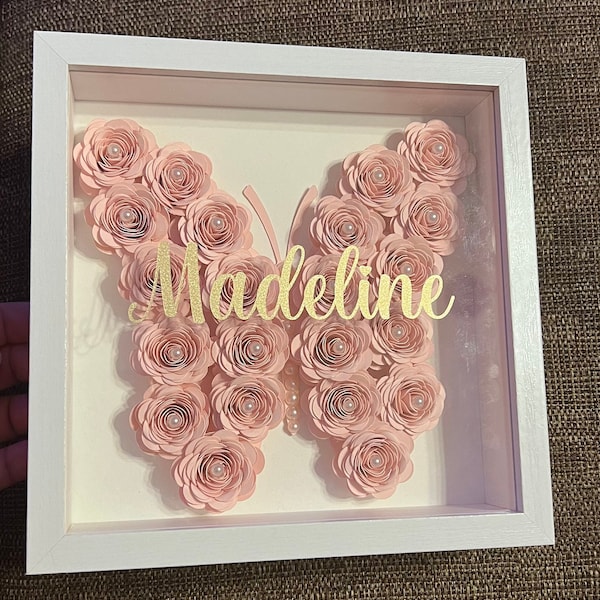 Shadow Box With Forever Roses Etsy