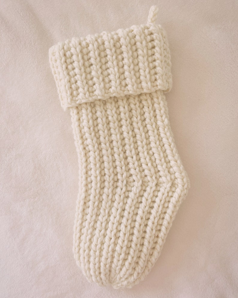 CROCHET PATTERN The Dreamy Winter Stocking Set Pattern Knit Look Crochet Stocking Pattern Easy Crochet Stocking Pattern image 5