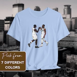 Koszulka graficzna Anthony&#39;ego Edwardsa i Mike&#39;a Conleya Timberwolves