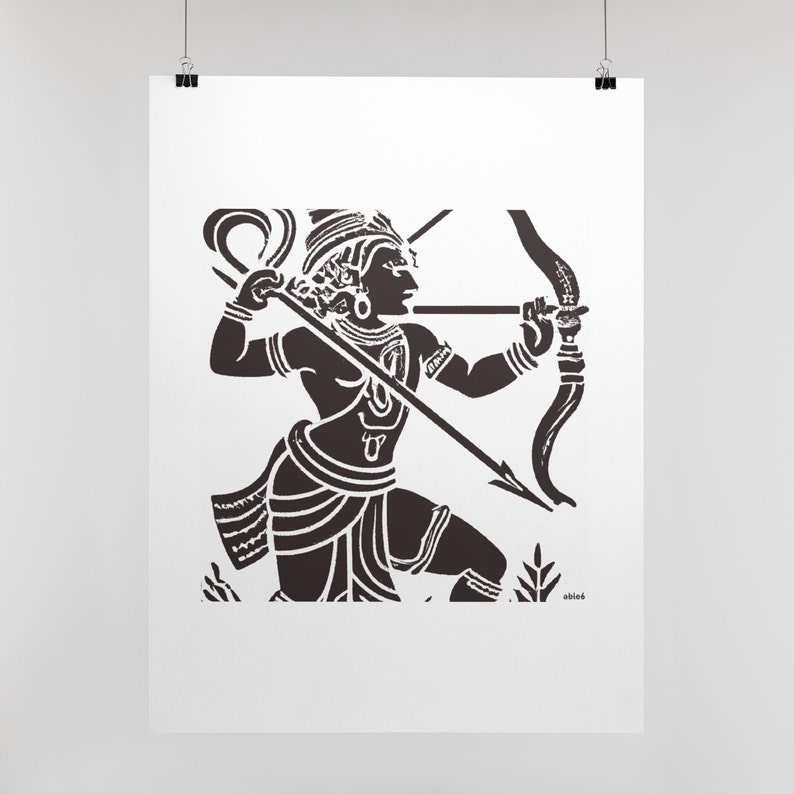 Hindu Gods Goddess Wall Art Decor Modern Indian Wall Art Etsy