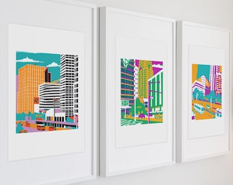 Tysons Corner / Tysons VA Cityscape Art Prints by able6