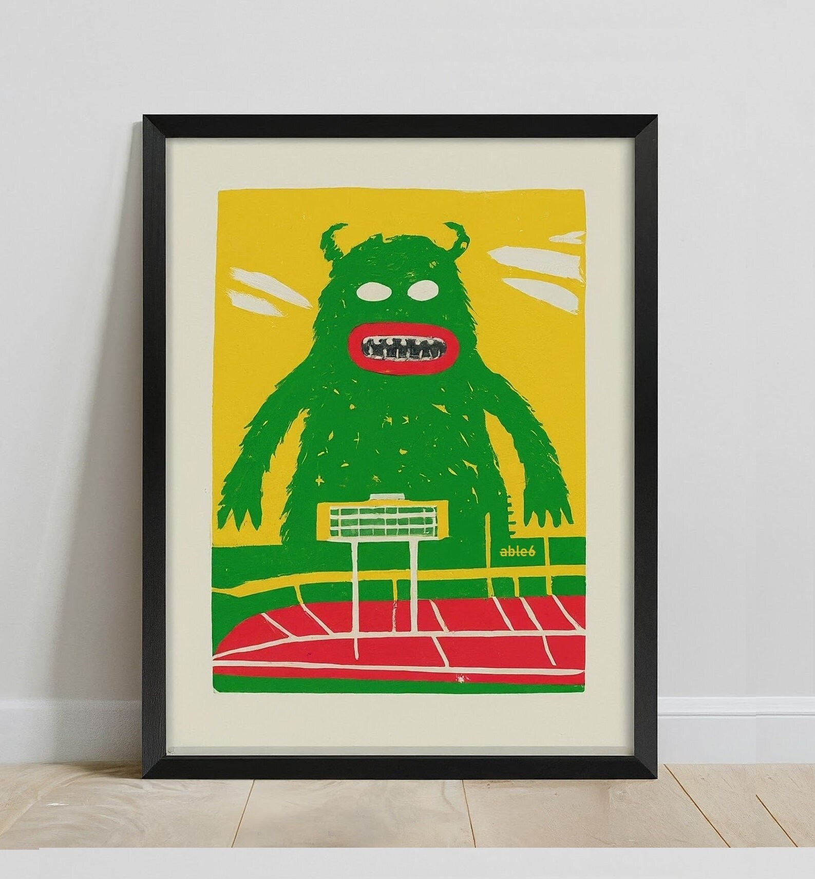 Fenway Park Green Monster Art Print: Boston Red Sox Gift - Etsy