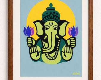 Linoryt w stylu świętego Ganesha – duchowa sztuka nabożeństw