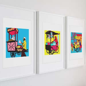 Indian Street Food Art Print: Desi Foodie Wall Art