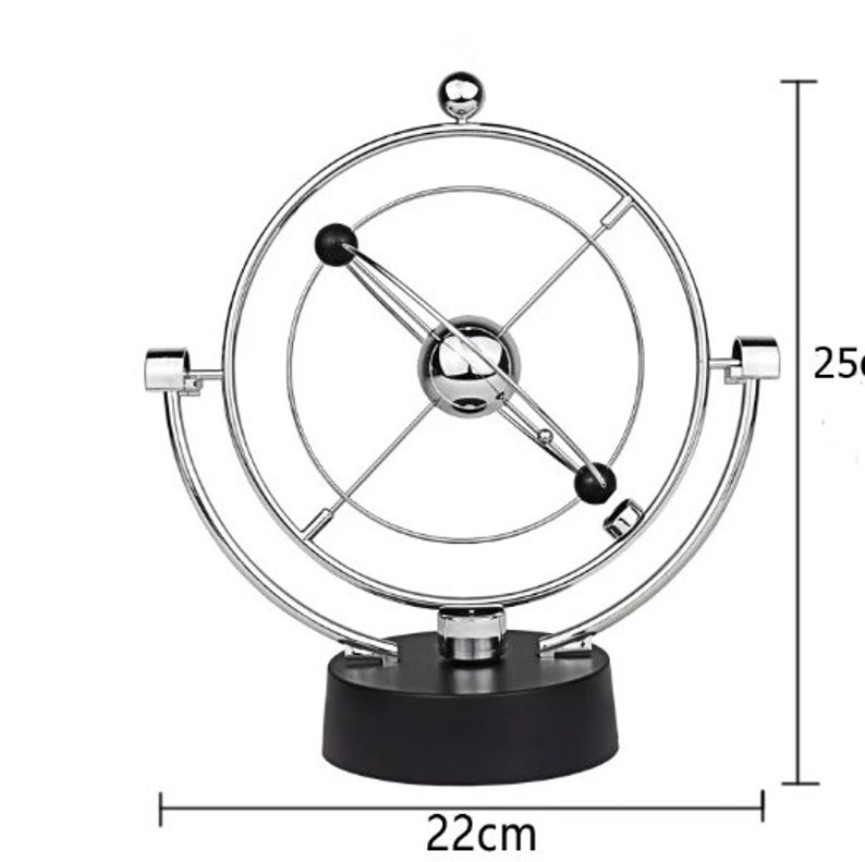 Newton Pendulum Rotating Ball Etsy