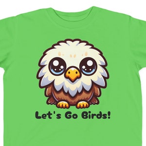 Adorable camiseta para niños pequeños con personaje de pájaros, águilas y águilas: refranes tontos y comodidad suave