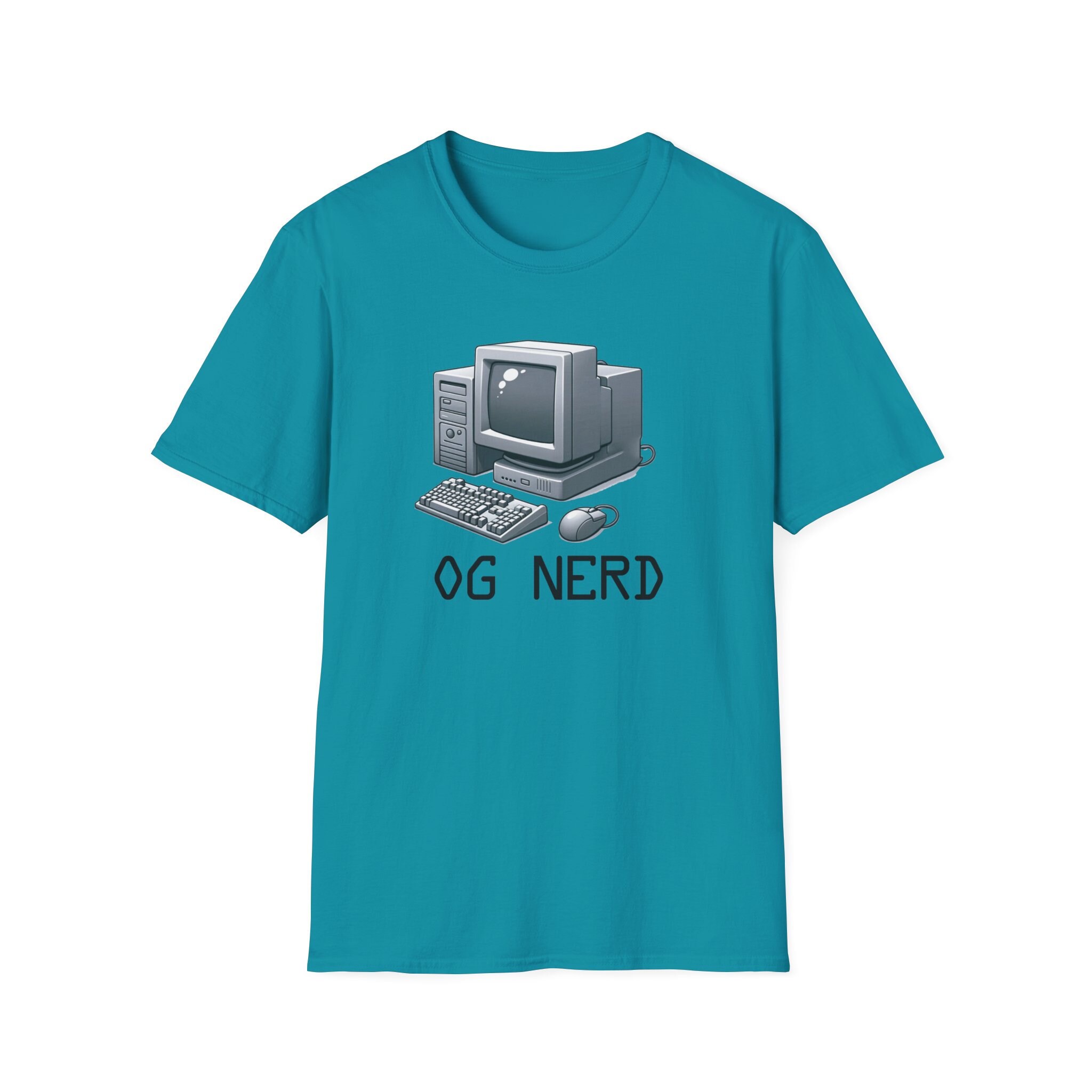 Vintage Design OG Nerd Computer Tech Retro Softstyle Shirt - Etsy