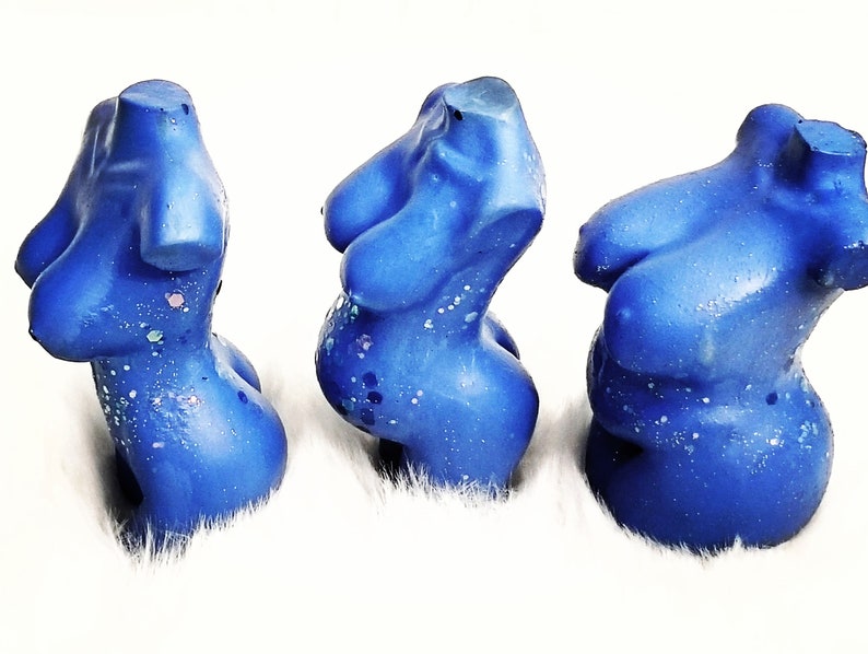 Voluptuous Sexy Lady Mini Statuesque Figurines Body Positive Etsy