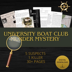 Printable Murder Mystery Game | Cold Case File | Instant Download | Whodunit Party Kit for Adults | Detective Game for Parties & Events