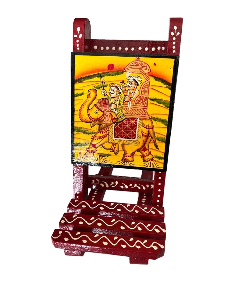 Mobile Stand, Table Top, Shelf Decor, Handmade Wooden Chair Stand for