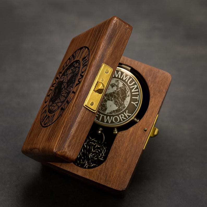 Engraved Brass Compass With Custom Wooden Box – Personalized Gift for ...