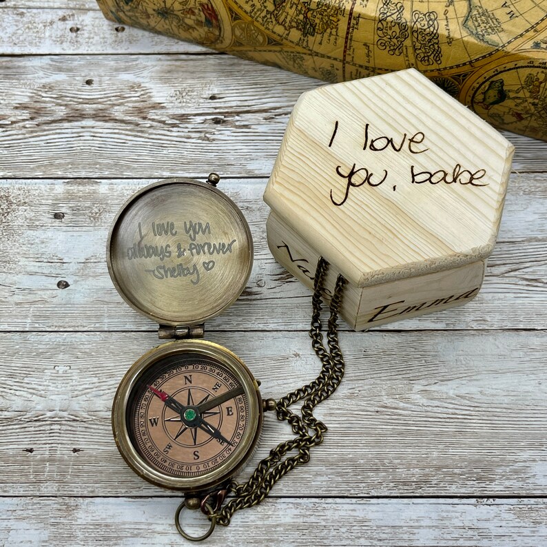 Personalized Compass, Engraved Compass, Custom Compass, Functional ...
