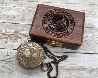 Kompass mit Gravur personalisiert, Geschenk für ihn Jahrestag, Geschenke für Freund, Ferngeschenk, Weihnachtsgeschenke für Männer, Kompass