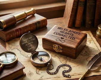 COMPASS, Customized Compass, Personalized Compass, Engraved Compass, Custom Compass, Functional Compass, Christmas Gift, Anniversary Gift