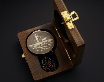 Personalized Compass, Engraved Compass, Custom Compass, Functional Compass, Fathers Day Gift, Anniversary Gift, Groomsmen Gift