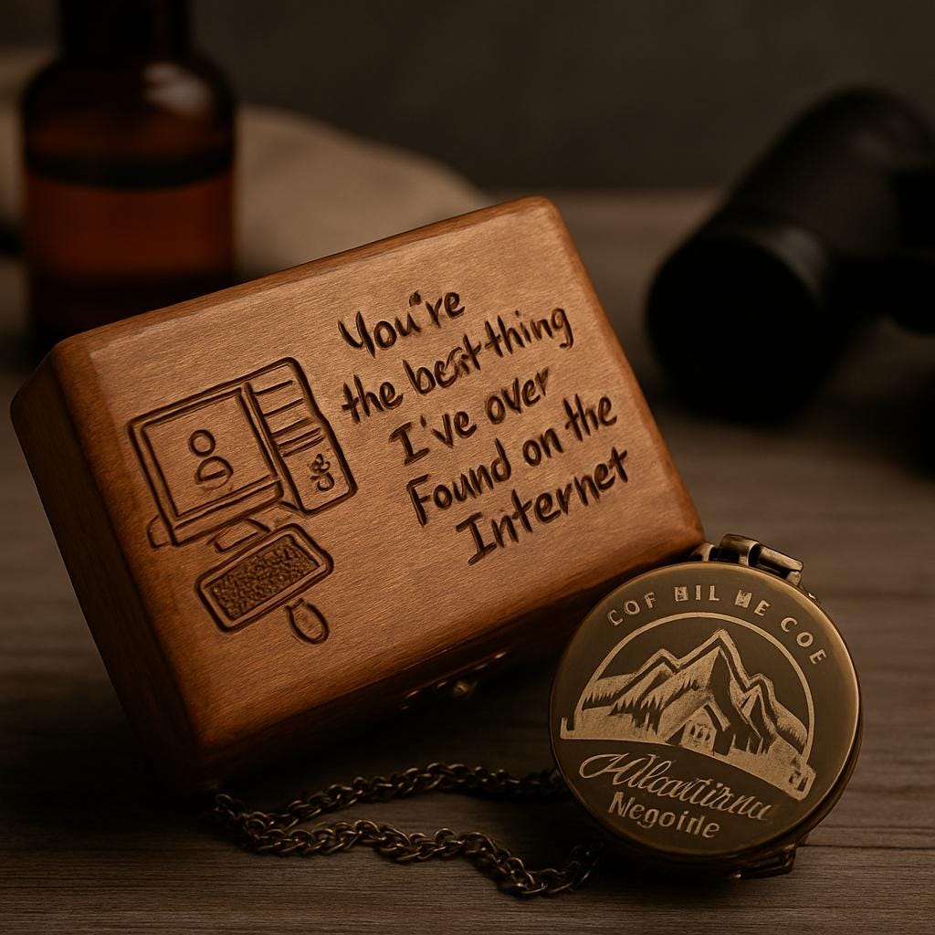 Customizable Compass With Personalized Message - Perfect for Travelers ...